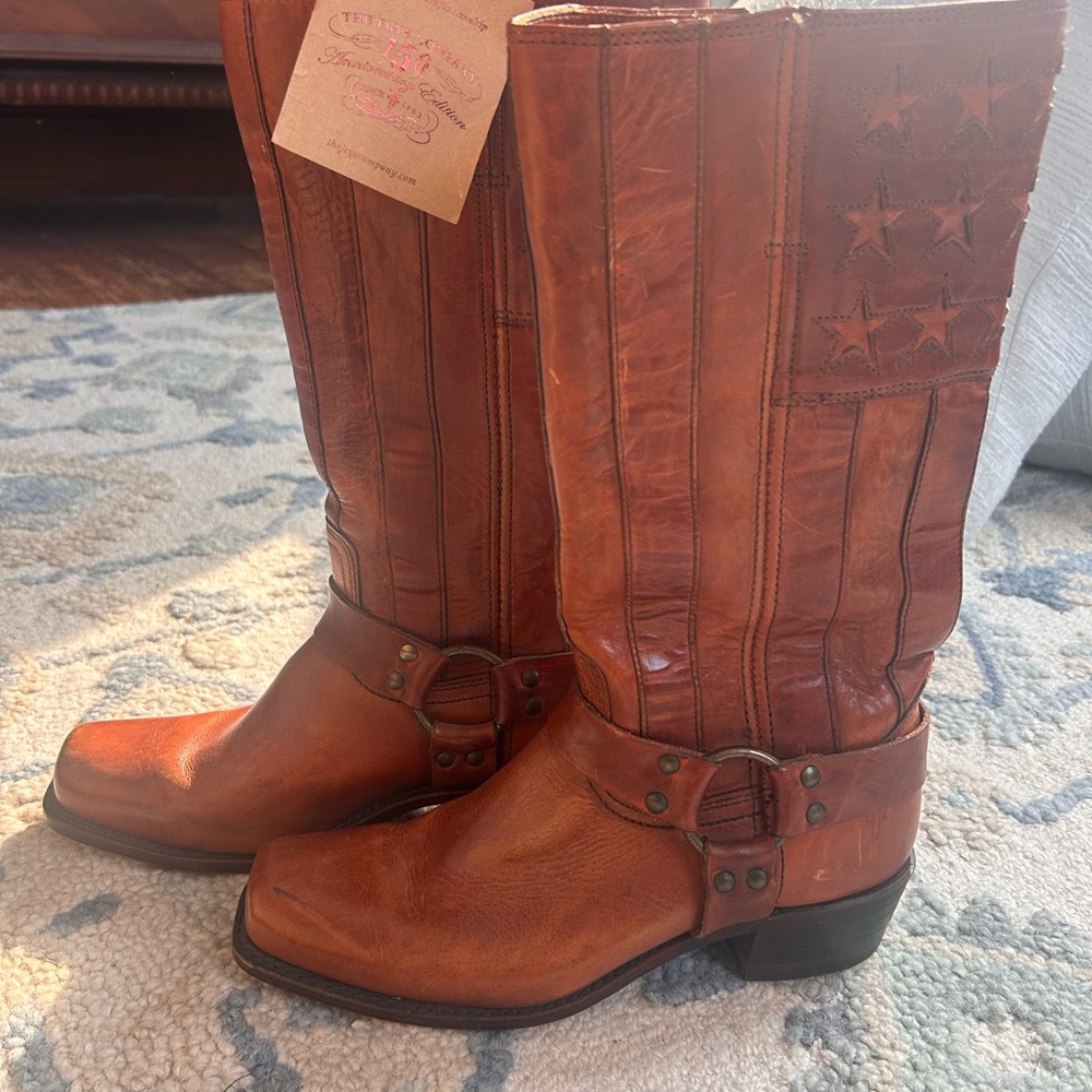Brown Leather Cowboy Boots